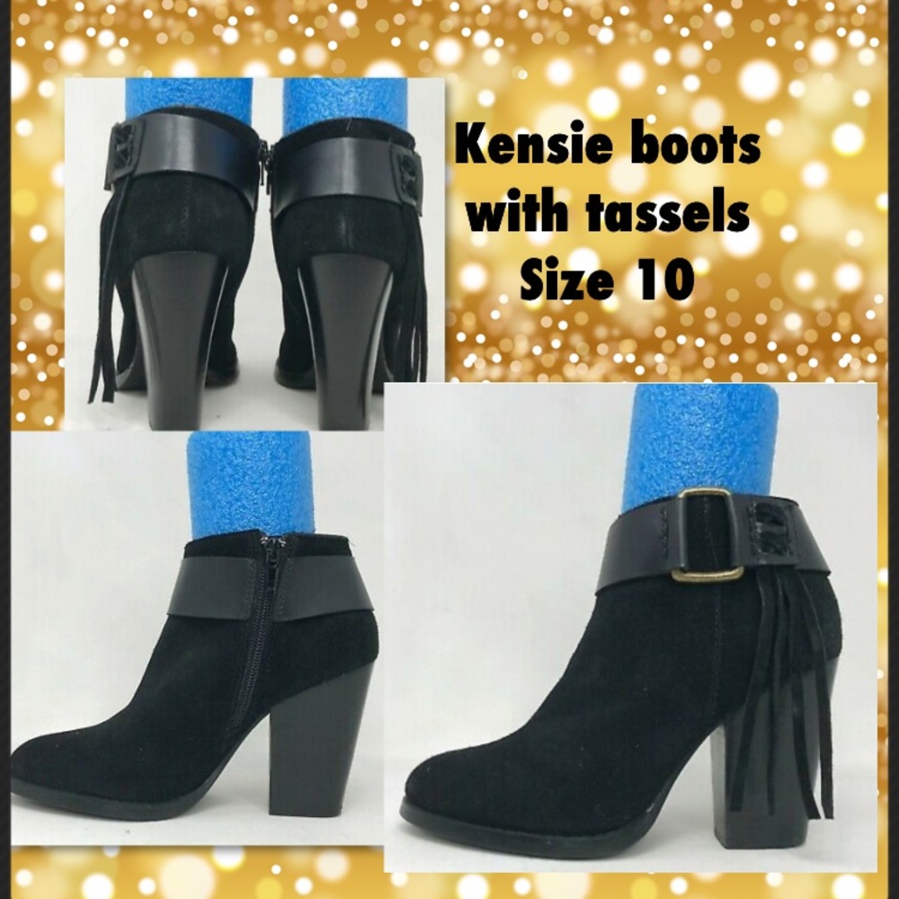 Kensie boots with tassel